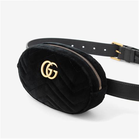 gucci black belt bag women's|gucci belt bag original.